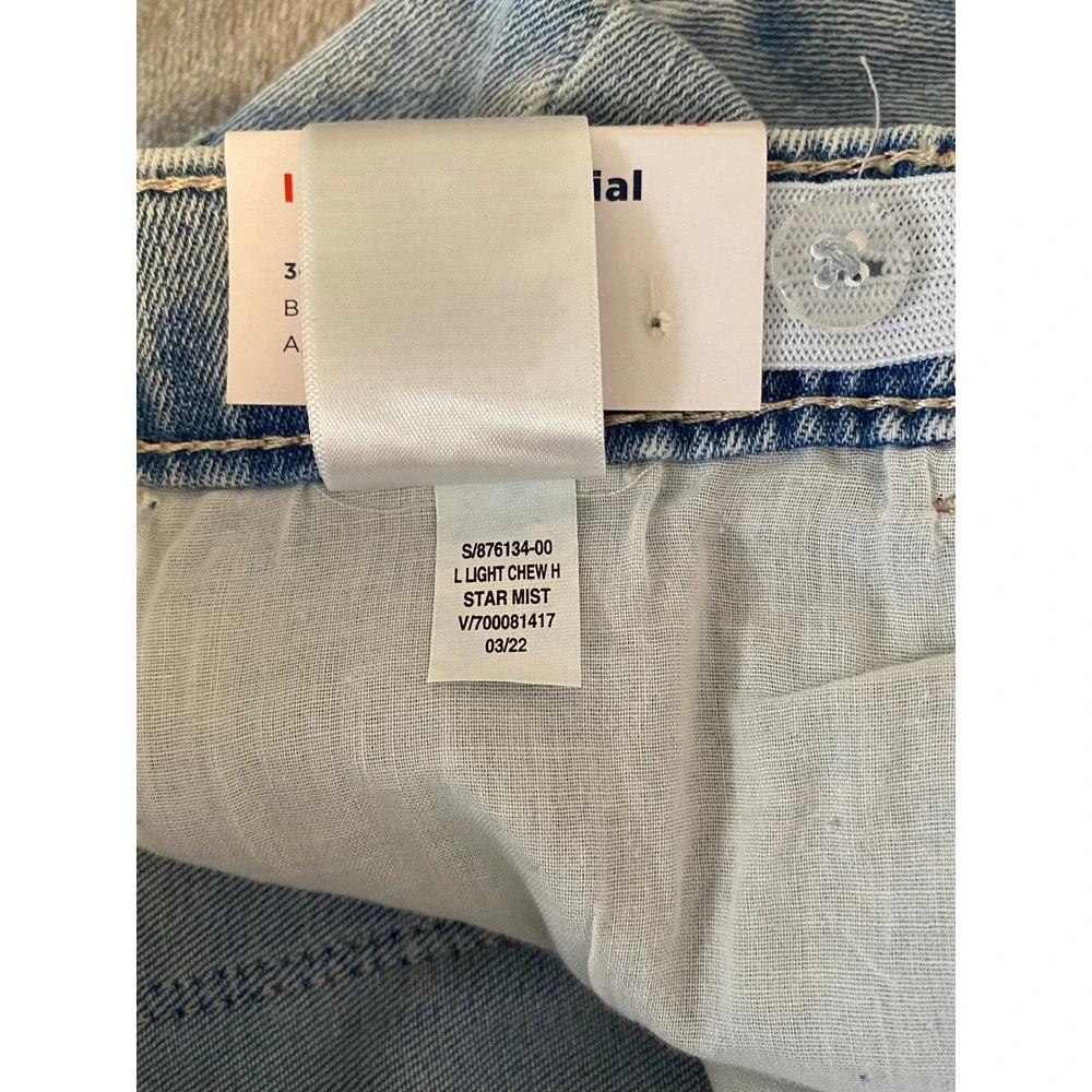 Old Navy Jeans Girls 14 Blue Rockstar High-Rise Skinny Frayed Hem Adjustable NEW